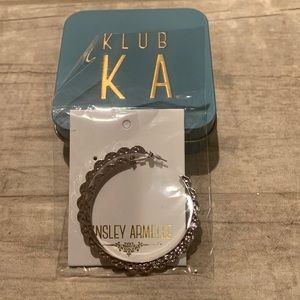 Kinsley Armelle Silver Hoop Earrings